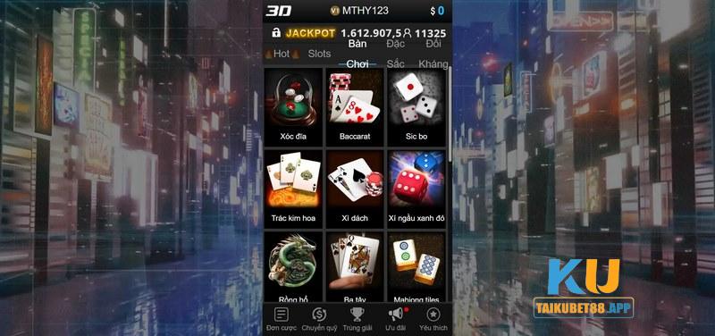 Casino Kubet đa dạng và đẳng cấp